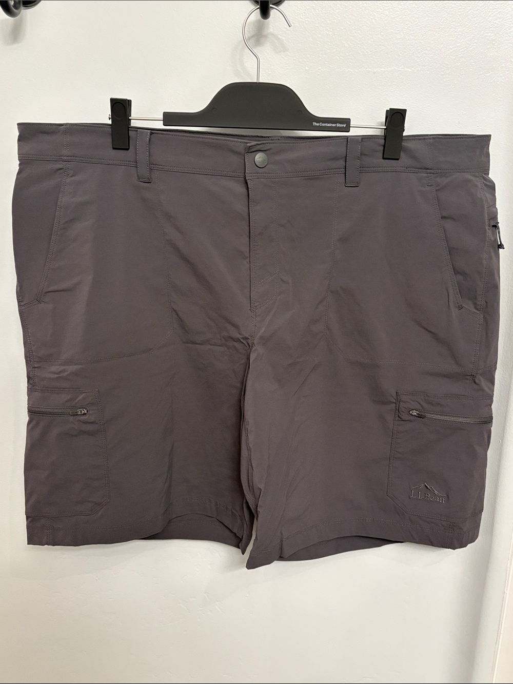 L.L. Bean Men's Cargo Shorts — Charcoal Gray